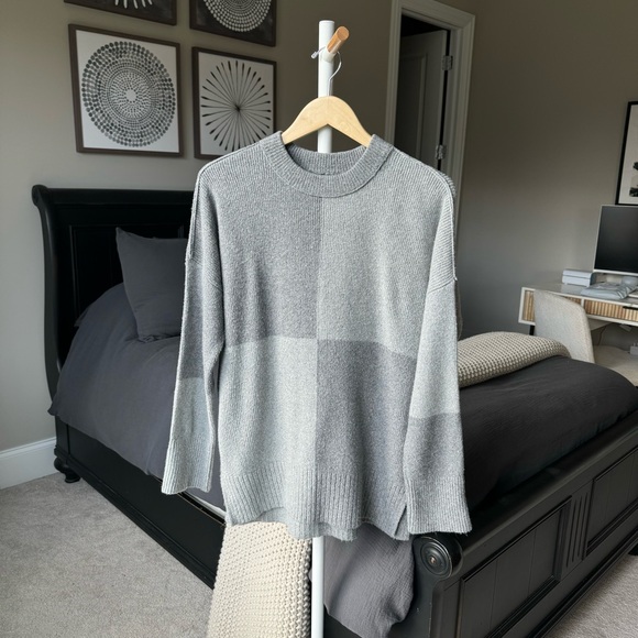 Abercrombie & Fitch Sweater in Light Grey, Mottled Grey - Picture 2 of 7